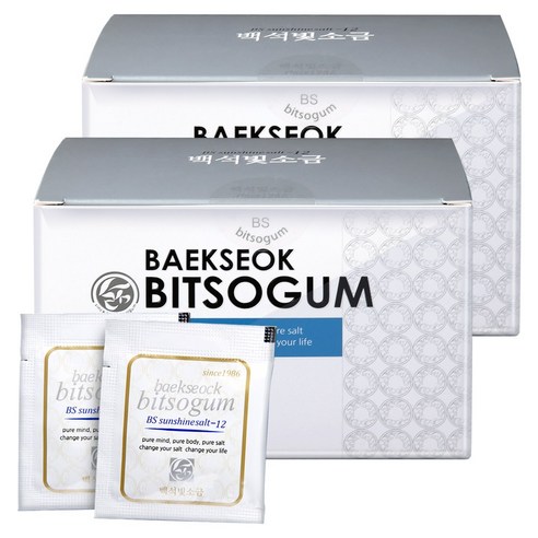 백석 빛소금, 150g, 2개