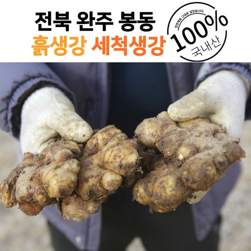 이덕구 농부님의 봉동 흙생강으로 건강하고 풍요로운 겨울을 맞이하세요!