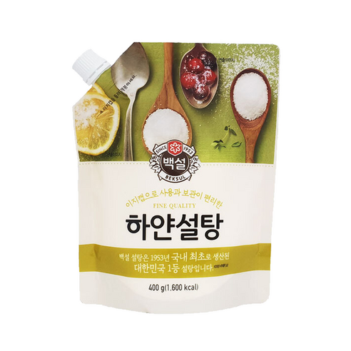 CJ백설 이지캡 하얀설탕 400g 2팩, 깔끔한 캡형 덜어쓰는 400g 설탕스틱 CJ백설 이지캡 하얀설탕 400g 2팩, 깔끔한 캡형 덜어쓰는 400g 설탕스틱