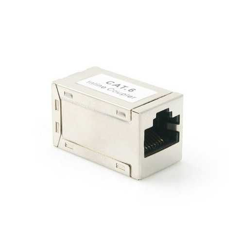 (COMS) CAT.6 STP 연장커플러(RJ45) Gray/IB294/랜선 IB294, 1개 rj45커플러