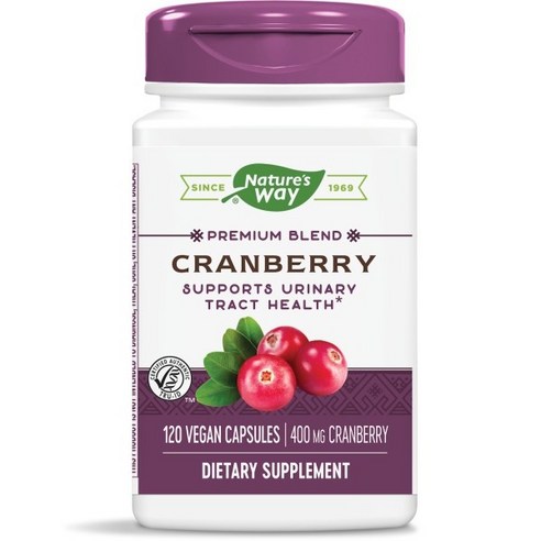 네이쳐스웨이 크랜베리 비건 캡슐, 120개입, 1개, 120정