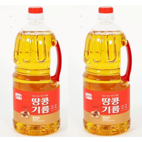 땅콩기름 1.8L, 2개