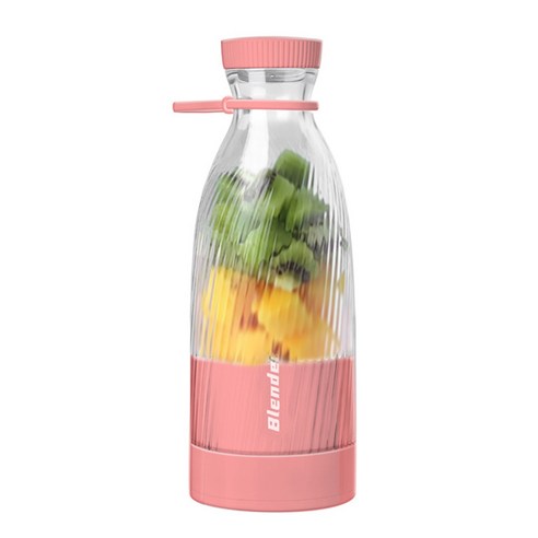 시너지 휴대용 믹서기 텀블러 미니 블렌더, 베이비핑크