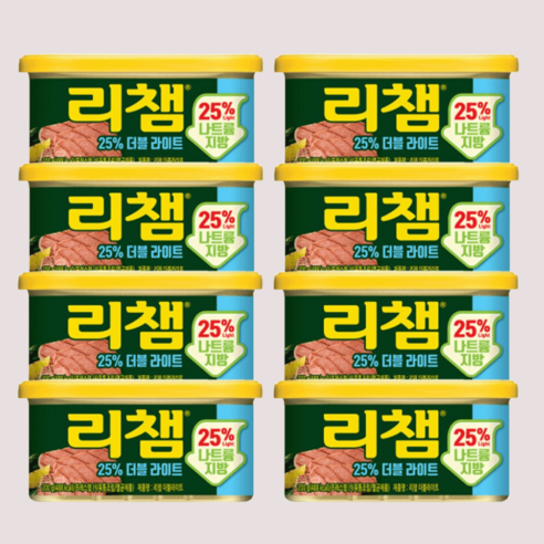 동원 짜지않은 앞다리살 리챔 더블라이트 200g x7캔, 7개