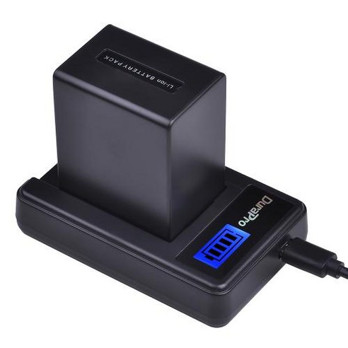 NP-FV100 배터리 충전기 소니 NP FV30 FV50 FV60 FV70 PXW Z90 X70 NEX-VG30E HXR NX70 NX80 MC80용 3900mAh FV100(6, 1Battery and Charger, 1.1Charger 1Battery