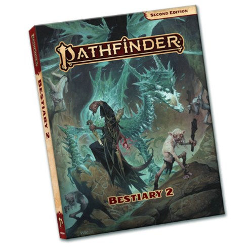 (영문도서) Pathfinder Bestiary 2 Pocket Edition (P2) Paperback, Paizo Inc., English, 9781640783225