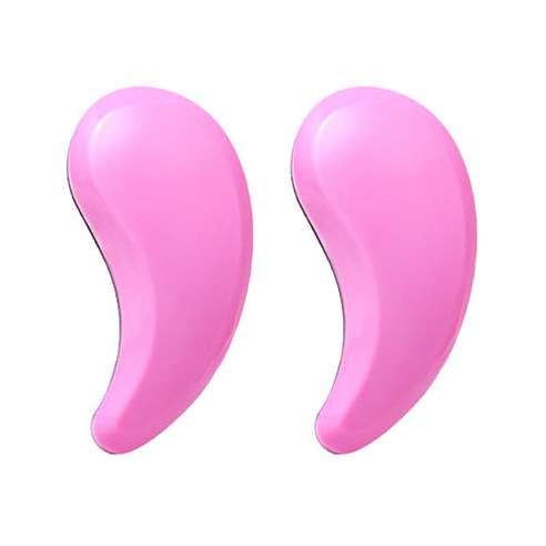 오픈런 헤어빗 헤어브러쉬 두피마사지기, 핑크, 물음표 2개