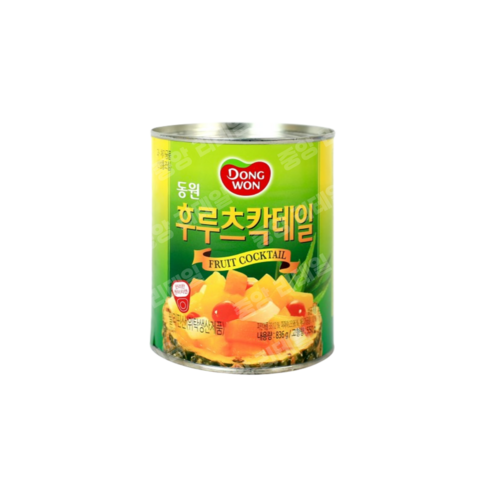 동원 후르츠칵테일 과일통조림, 836g, 4개