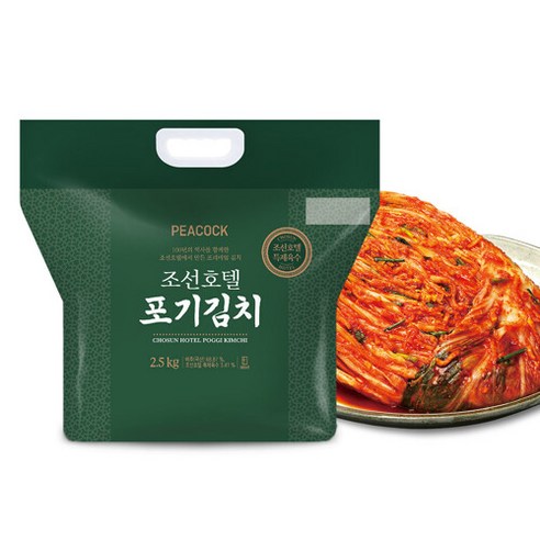 피코크 조선호텔 포기김치 4kg, 1개