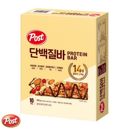 포스트 단백질바 500g, 1개