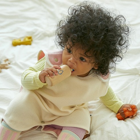 더맨디 아기 와플수면 봄 여름 가을 겨울 돌 수면조끼 신생아 유아 아동 잠옷