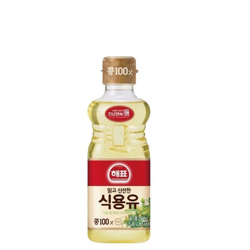 해표 식용유, 250ml, 5개