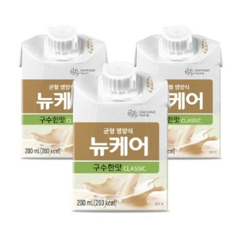 뉴케어 구수한 맛 200ml 30개입 빨대형, 60개