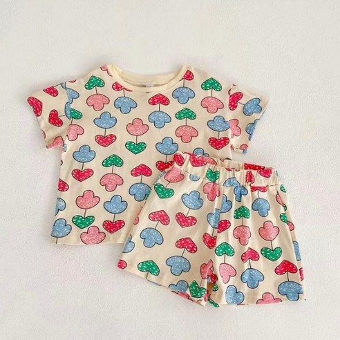 땀 많은 우리 아이, 온리히얼 치즈 실내복으로 쾌적한 여름!