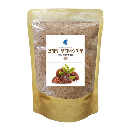 산해랑 영지버섯 분말, 2개, 180g