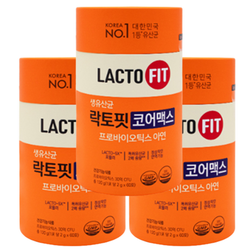 종근당의 대표 프로바이오틱스, 락토핏 생유산균 코어맥스