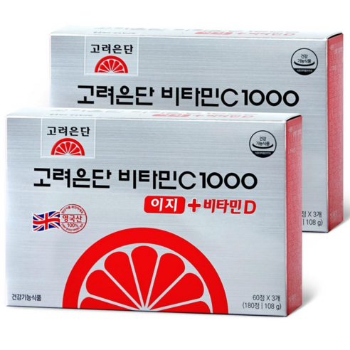 고려은단 비타민C1000 이지 + 비타민D UPGRADE 180정, 1개