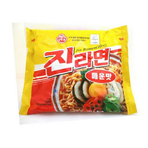 오뚜기 진라면 매운맛 120g, 5개