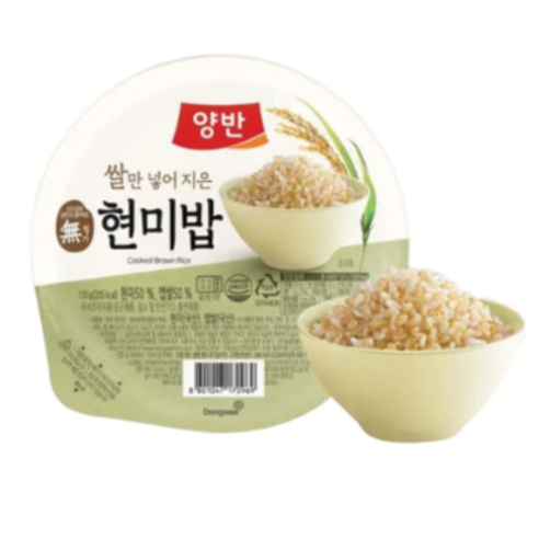 양반 현미밥, 130g, 6개