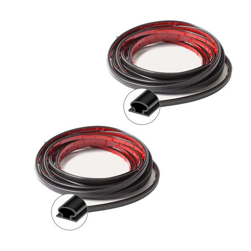 홈이 없는 현관문에 간편하게 부착하는 도어 패킹 5M, 2개