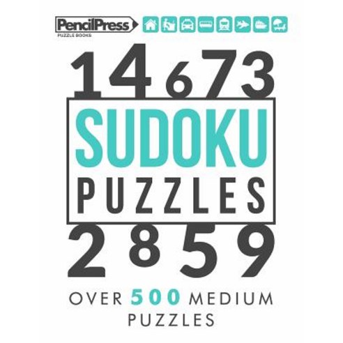 (영문도서) Sudoku Puzzles: Over 500 Medium Sudoku puzzles for adults (with answers) Paperback, Createspace Independent Pub..., English, 9781979507950