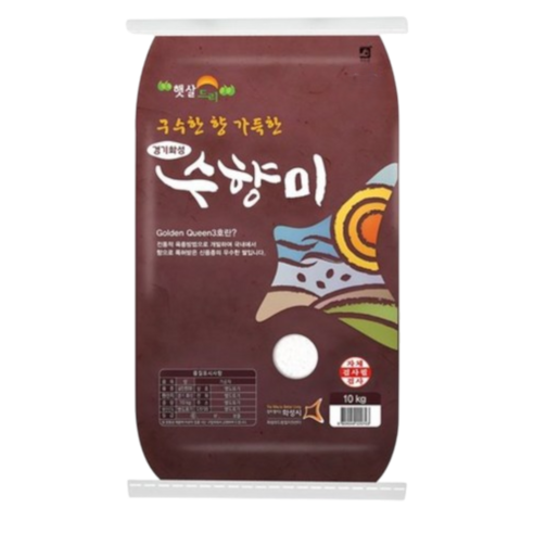 [팔도찬미] 수향미 쌀10kg 골든퀸3호 25년햅쌀 상등급