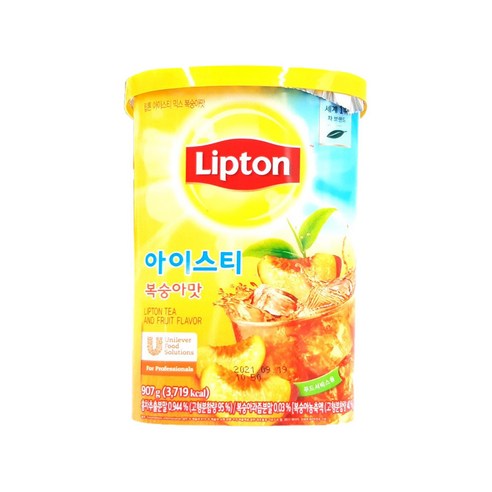 립톤 아이스티 분말 복숭아맛, 770g, 2개