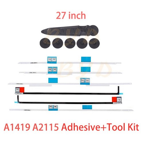 LCD 디스플레이 화면 접착 스트립 스티커 테이프 개방 도구 키트 애플 아이맥 21.5 quotA1418 A2116 27quot A1419 A2115, [03] 27 inch Adhesive