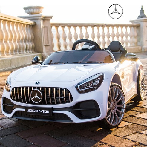 [크리스마스/연말특가] 톨스토이 베스트셀러 벤츠 AMG GT 2인승 유아전동차 후회없는선택, 퓨어 화이트