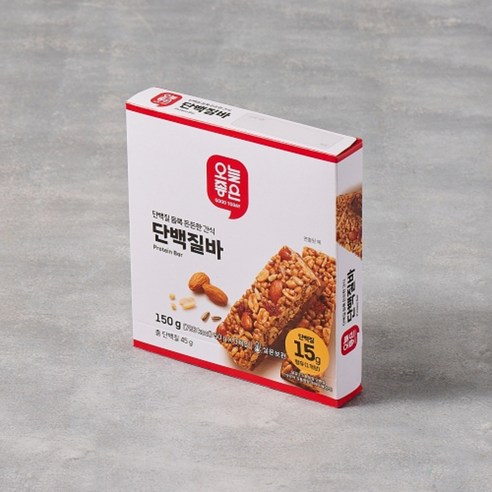 오늘좋은 단백질바 150g, 5박스