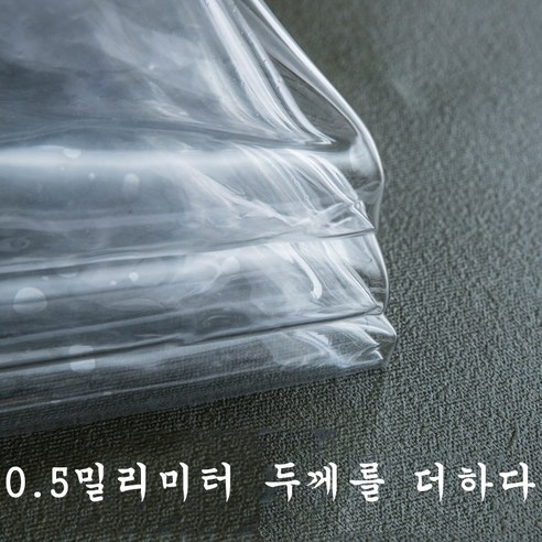 PVC 대형 방수 투명 비닐 천막 가드닝 텐트 현관 테라스 바람막이 보, 1.2mx2m, 1개
