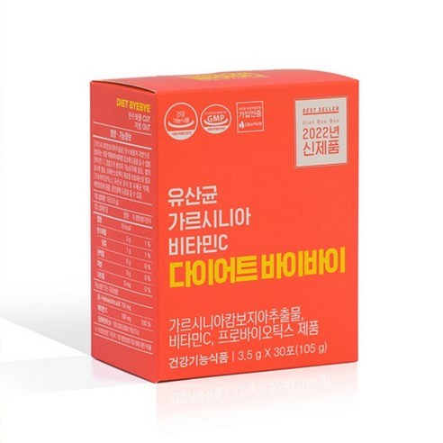 유산균 가르시니아 비타민C 다이어트 바이바이, 105g, 2개