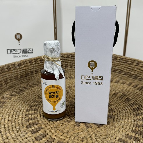 국산들기름 1구 선물세트, 1세트, 180ml