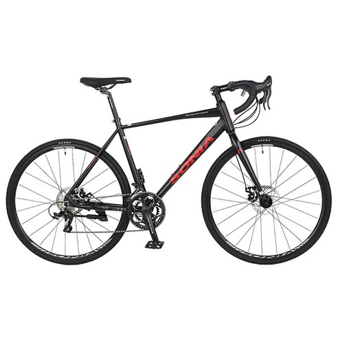 소니아 고급 알루미늄 16단 듀얼 변속 디스크 브레이크 로드 자전거 440mm SR-1200D 미조립, 440(150~165cm), 미조립배송, 메탈그레이