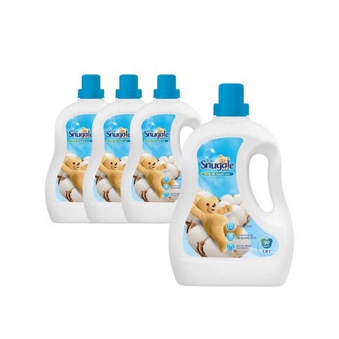 스너글 허거블 코튼 섬유유연제 1.8L 3개