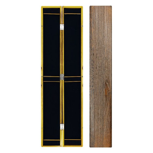 민물 낚시용 오동나무 찌 보관함 55cm 65cm, 1개 구멍찌케이스