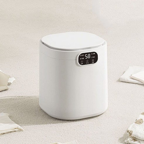 미니 세탁기 흰색전자동 미니 세탁기 소형세탁기 7L (세탁탈수일체기)