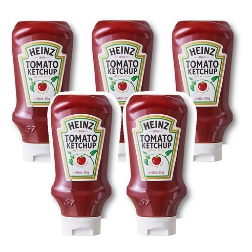 하인즈 토마토 케찹, 570g, 5개