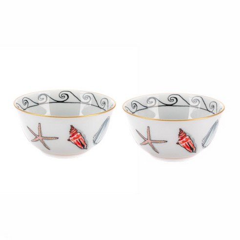 바다의 아름다움을 담은 지노리 1735 네투노 Small Bowl로 식탁에 예술을 더하세요.