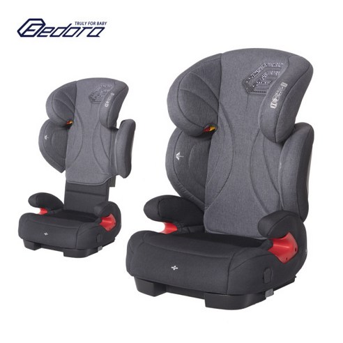 [당일발송] 최신제품 페도라 M12 ISOFIX 주니어카시트 선물4종사/은/품/증 정 차콜그레이 1개