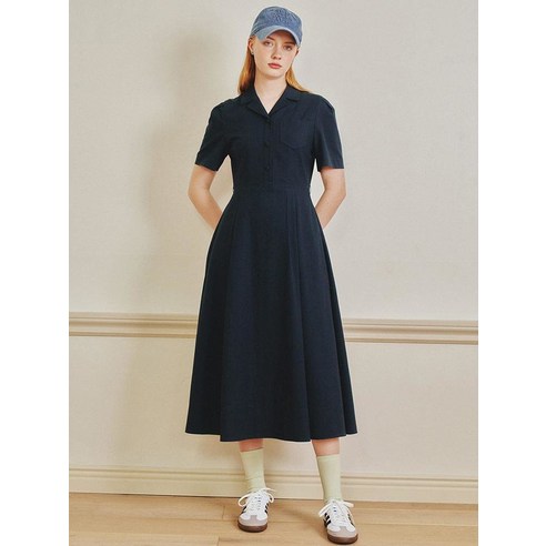 노치드 카라 원피스 OW3MCO521-lS