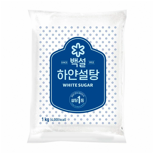 CJ 하얀설탕1kg, 1kg, 3개