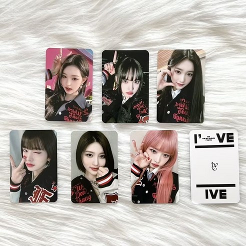 아이브 포카 IVE 싱가포르 스페셜카드 br 라이브카드 사인카드 MINE 앨범 장원영 안유진 아이돌 굿즈 포토카드, 008-6장