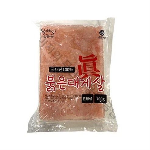 양양수산 국내산 100% 붉은 대게살 (혼합살 700g), 1개