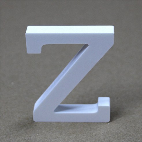 DIY 20cm 서 나무 나무 편지 흰색 알파벳 결혼식 생일 파티 홈 장식 맞춤 이름 디자인, Hight20cmThick12mm, Z