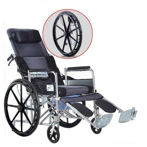 거상형 어르신 휠체어 병원 요양원 수동 눕이식 침대형, 접이 가능한 휠체어, 5kg의 가벼운 중량, 900W의 소비전력, 최대 10m 주행 거리