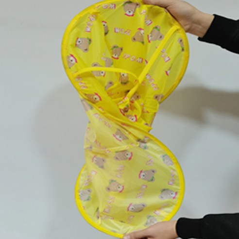 아동용 커트보 미용 가운 어린이 셀프 이발 컷트 이발보 염색 염색보 집에서 가정용 앞머리 미용실, 1세트, R29009B(곰돌이