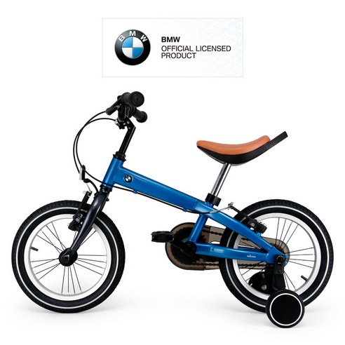 BMW 14인치 16인치 어린이 보조바퀴 자전거 키즈 바이크, 화이트펄