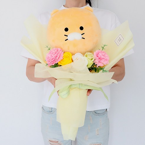 모리앤 카카오 리틀프렌즈 친구들 비누꽃 인형꽃다발