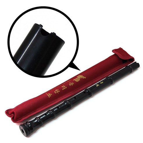 돌기 플라스틱 단소, 흙갈색, 1개